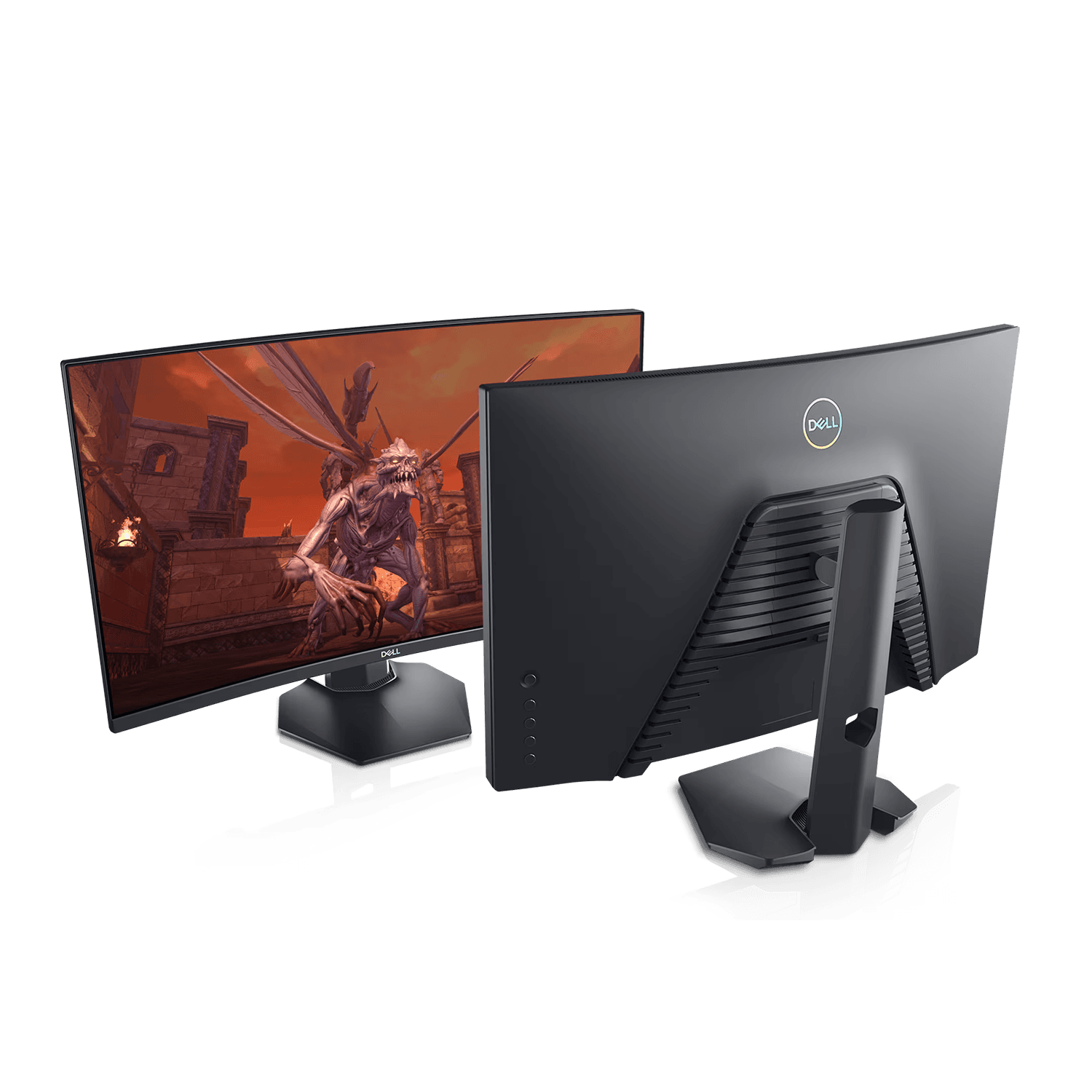 Dell 27 Inches 144hz Curved Gaming Monitor (S2721HGF) – VA TFT LCD FHD 1920X1080P, Black