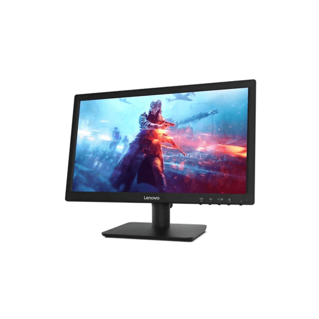 Lenovo - D19-10, 18.5 Inch (46.99 Cm) 1366 X 768 Pixels Led Hd Monitor, Tn Panel