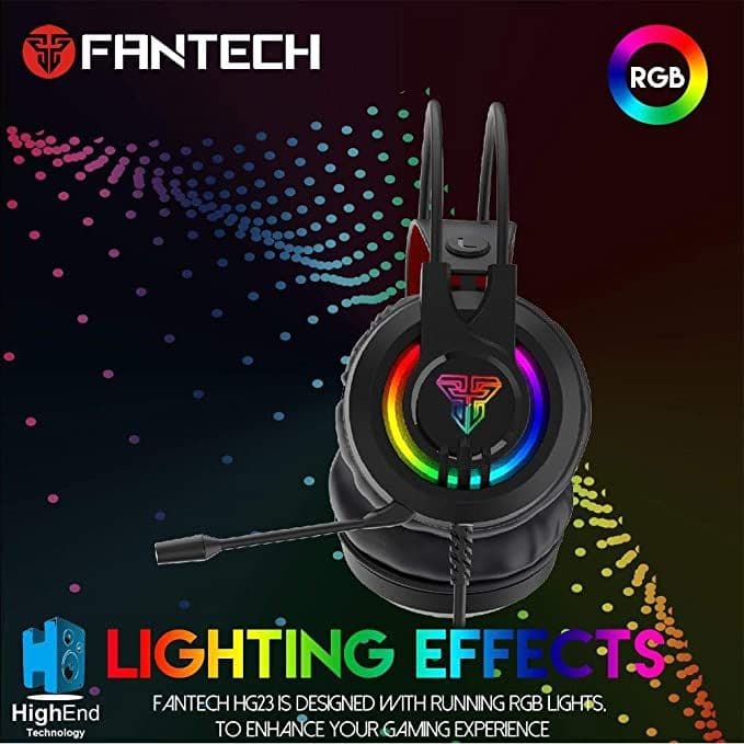 FANTECH OCTANE 7.1 HG23 RGB Virtual 7.1 surround sound gaming Headphone