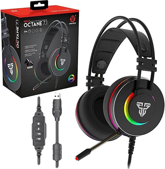 FANTECH OCTANE 7.1 HG23 RGB Virtual 7.1 surround sound gaming Headphone